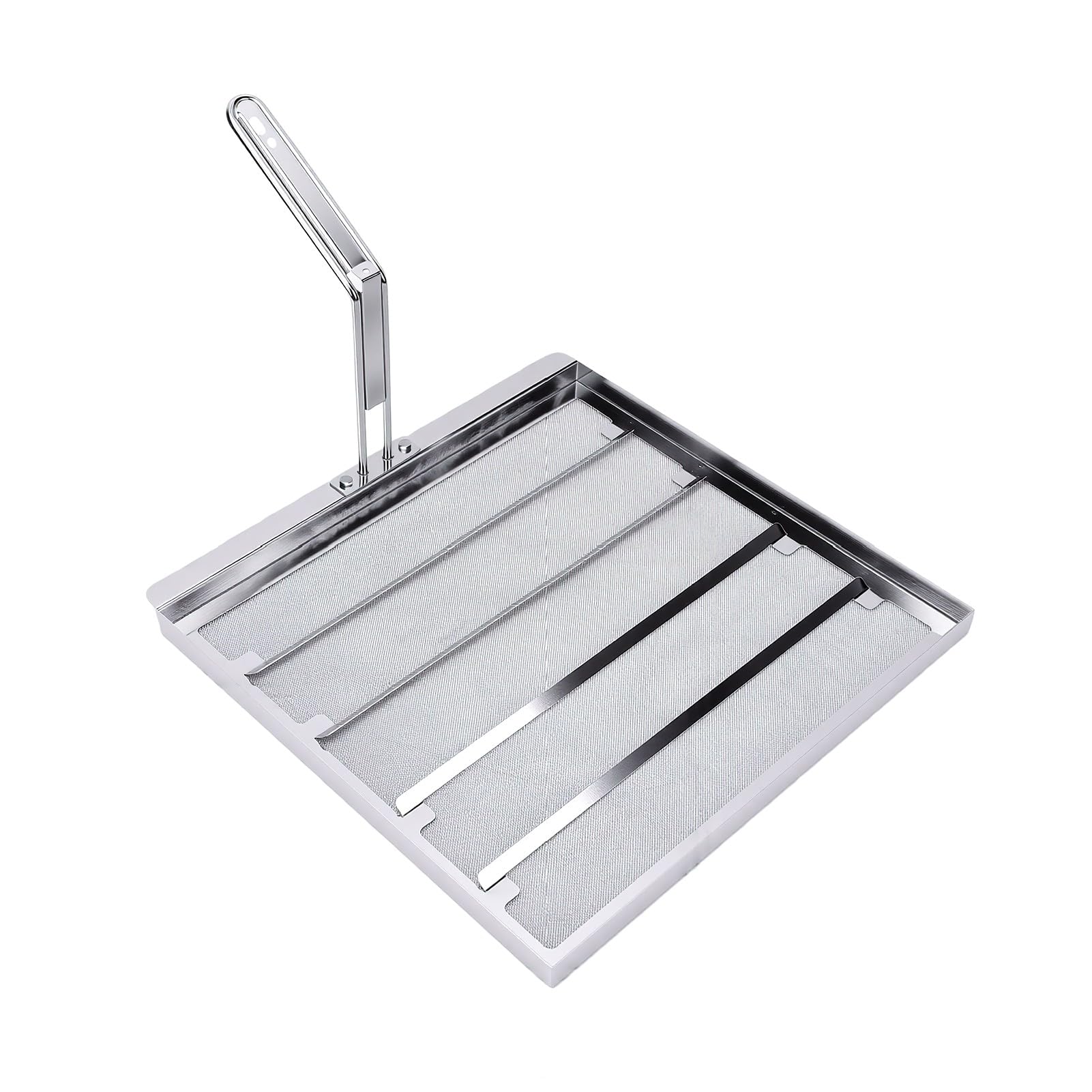Fafeicy Filtro de Freidora, Pantalla de Filtro de 500 Micras de Acero Inoxidable 304 para Freidora Comercial