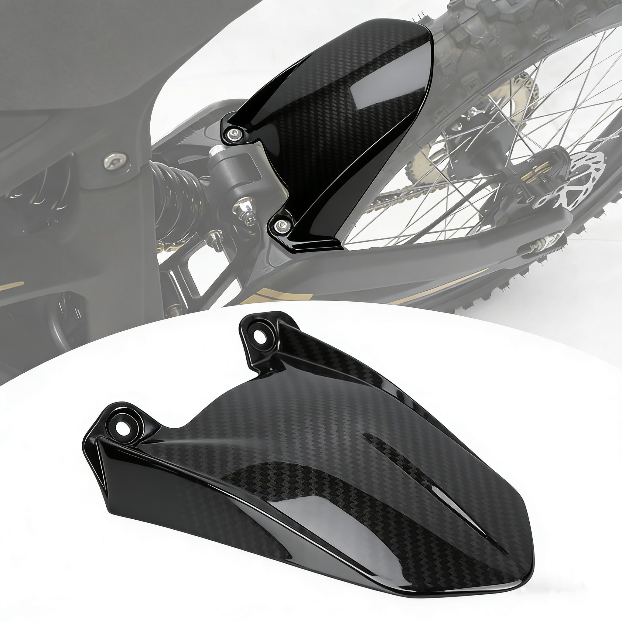 Amazon.com: CHANGCHENG Motorcycle Rear Fender Mudguard Fender
