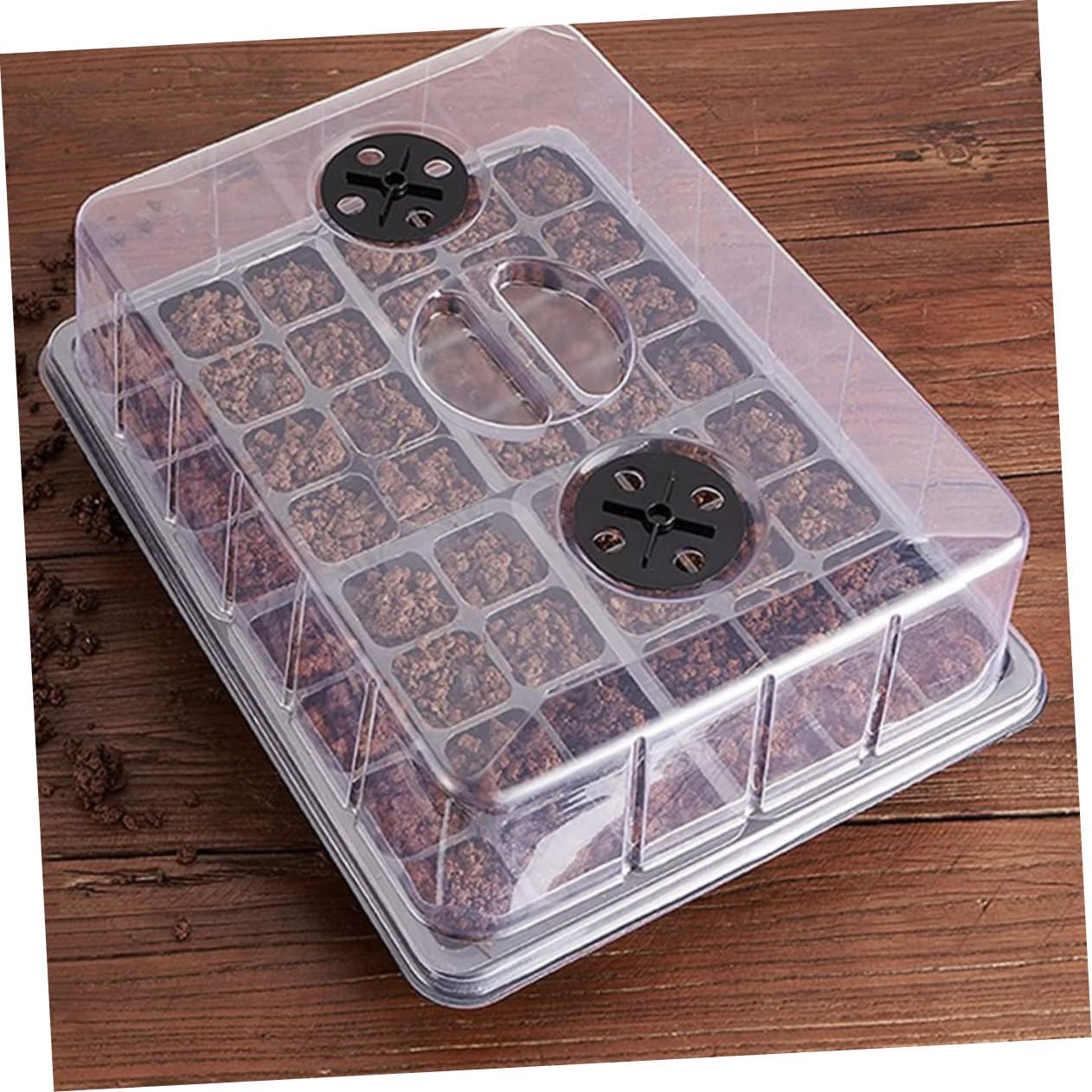 Mipcase Plateau de Pépinière en PP, 1 Lot, Léger, sans Bavure, pour Radis