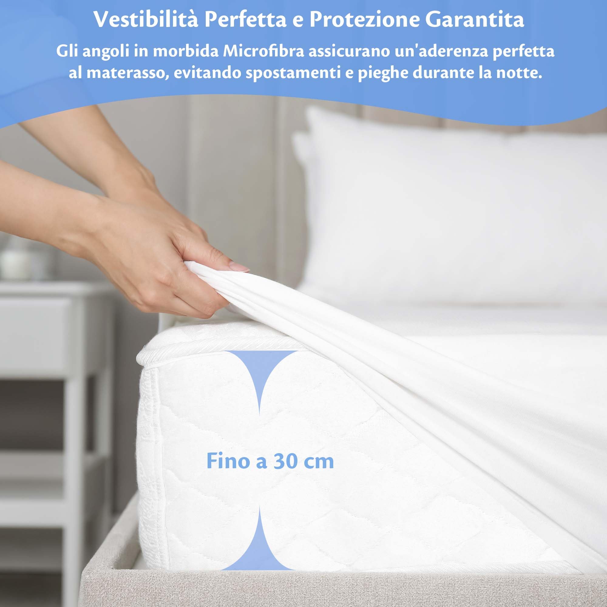 Coprimaterasso Impermeabile per Next to Me 2pz Salvapipì per Culle Cosleeping 50x83cm Kinderkraft UNO Cullami Cam Lenzuolo in Cotone Terry Cerata Salva Materasso Traversa Traspirante e Antiacaro