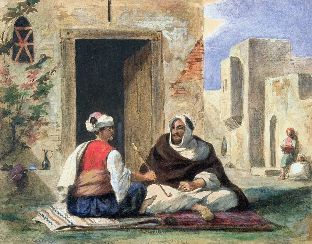 Cuadro oriental de Delacroix para decorar tu dormitorio con arte colonial 5