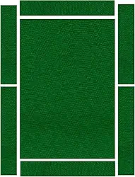 Pano Para Mesa De Bilhar De Até 2,40x1,40 - Pedra E Tabelas Cor:Verde