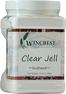Clear Jel Canning Starch - Instant - 2.5 Lb Economy Size Container (40 Oz)