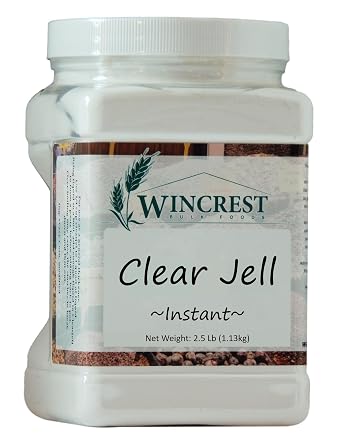 Clear Jel Canning Starch - Instant - 2.5 Lb Economy Size Container 40 Oz