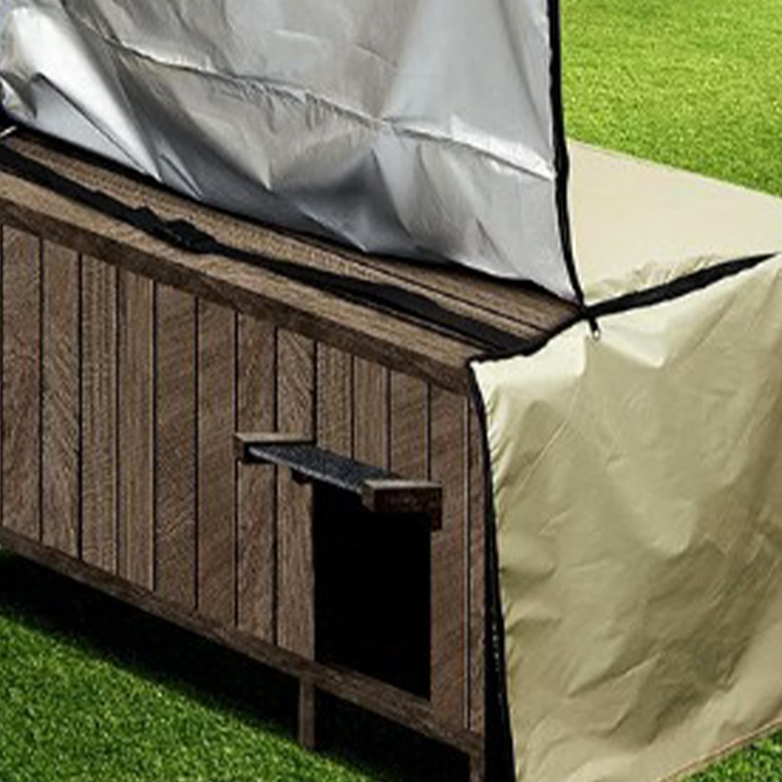 Copertura Per Cuccia Per Cani Da Esterno Ventilato Con Privacy, Grande E | Coperture Impermeabili per Gabbie per Cani per Inverno Interno Viaggio Recinto Esterno Casa