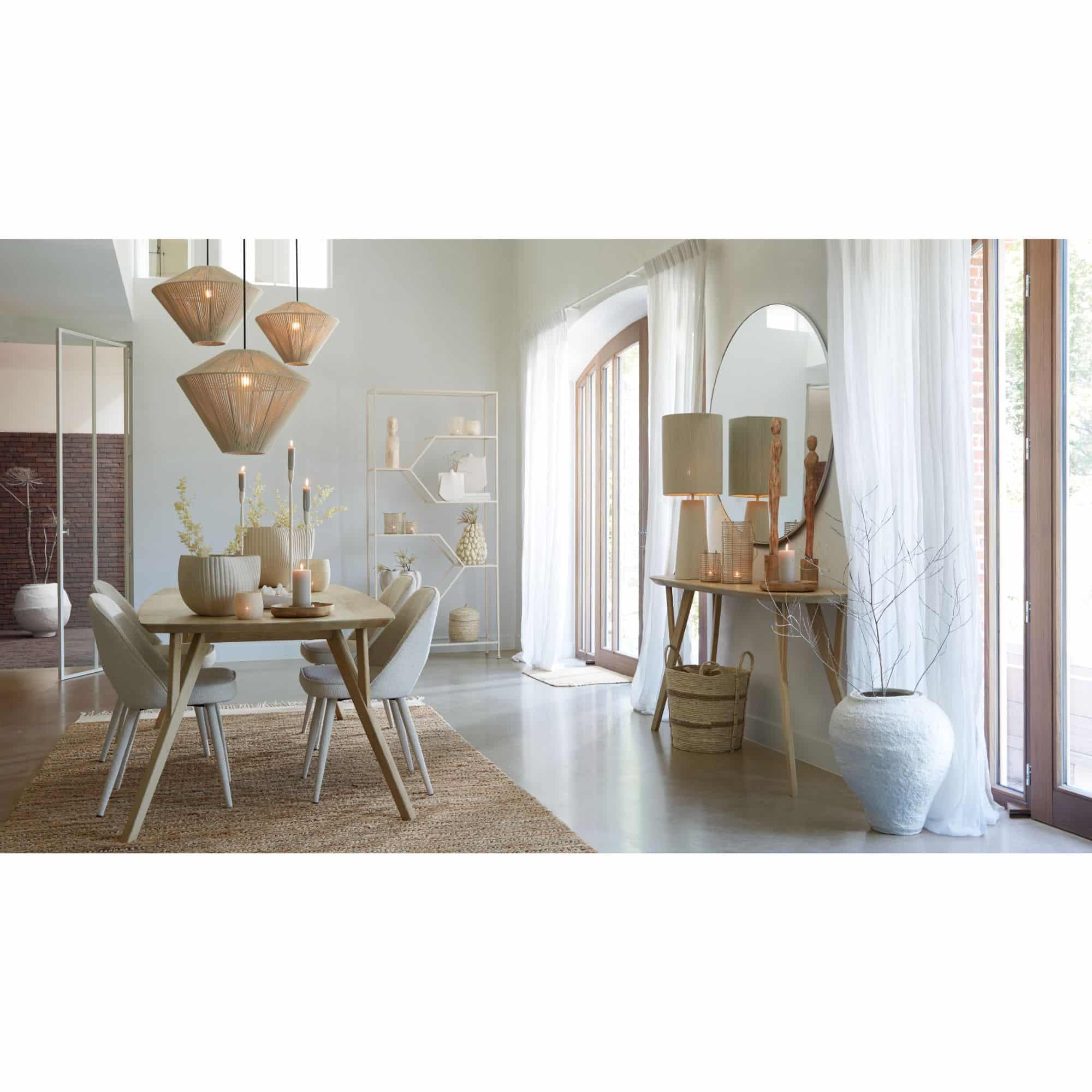 Light & Living Hängeleuchte Felida - Creme - Ø42cm