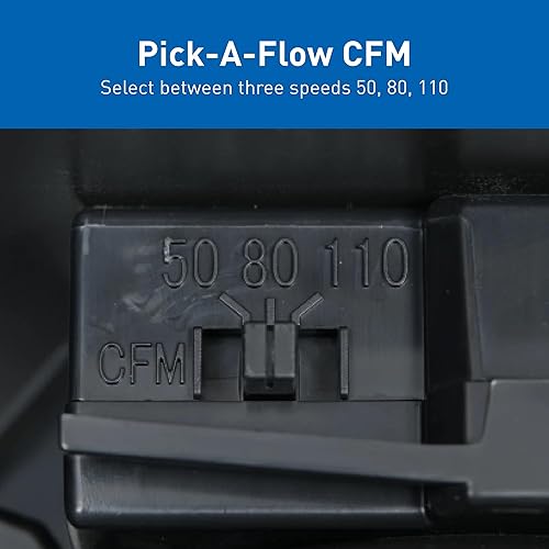 Miniatura 5 de Panasonic WhisperFit FV-0511VFC1 - Extractor de techo para baño con sensor de humedad, 50-80-110 CFM