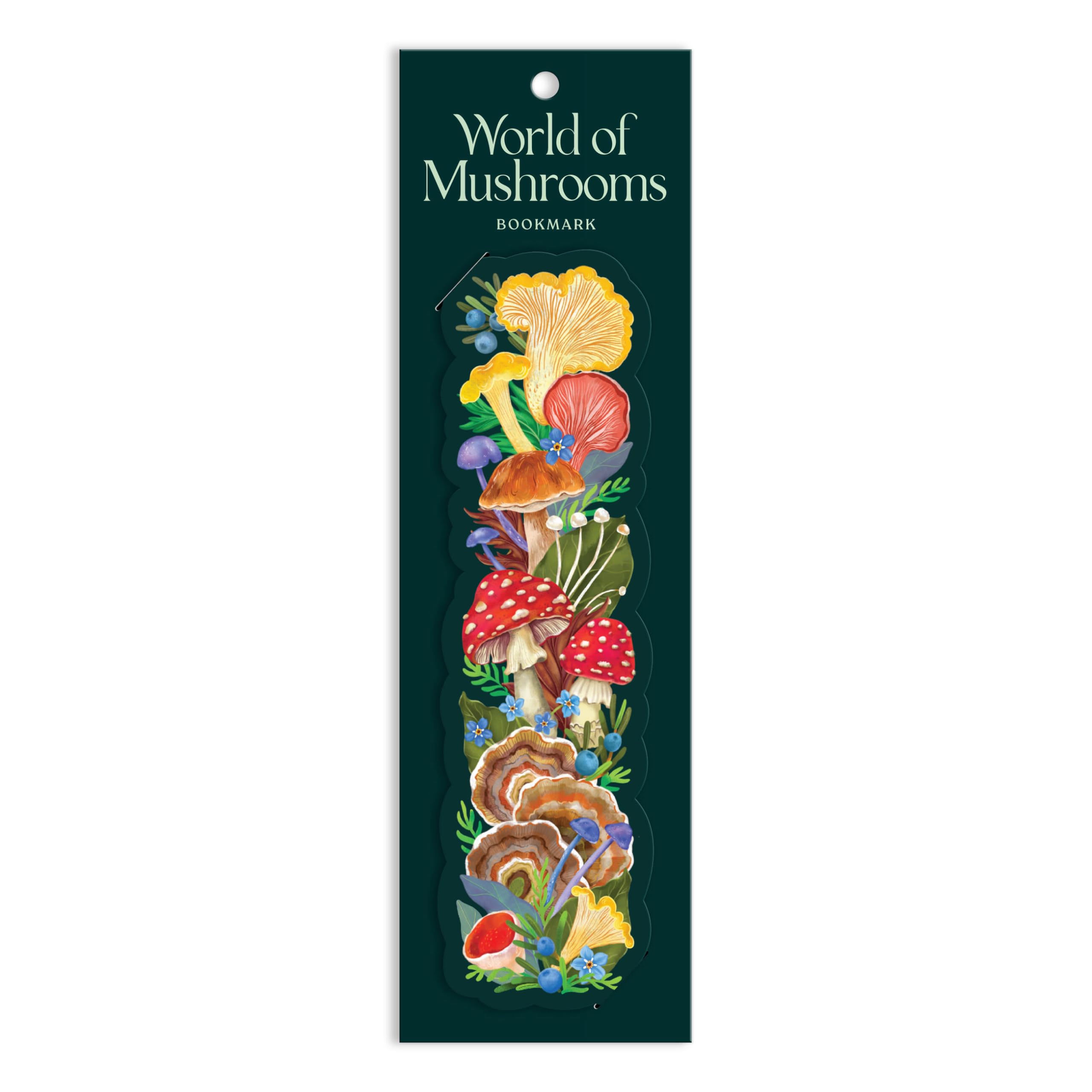 Galison World Of Mushrooms – Paper Bookmark Featuring Mushroom Artwork For Reading Enthusiasts