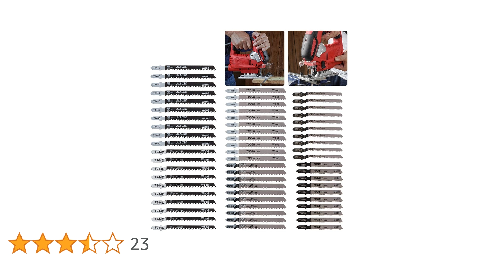 Amazon | ジグソーブレード 60点セット 先端工具セット 日立