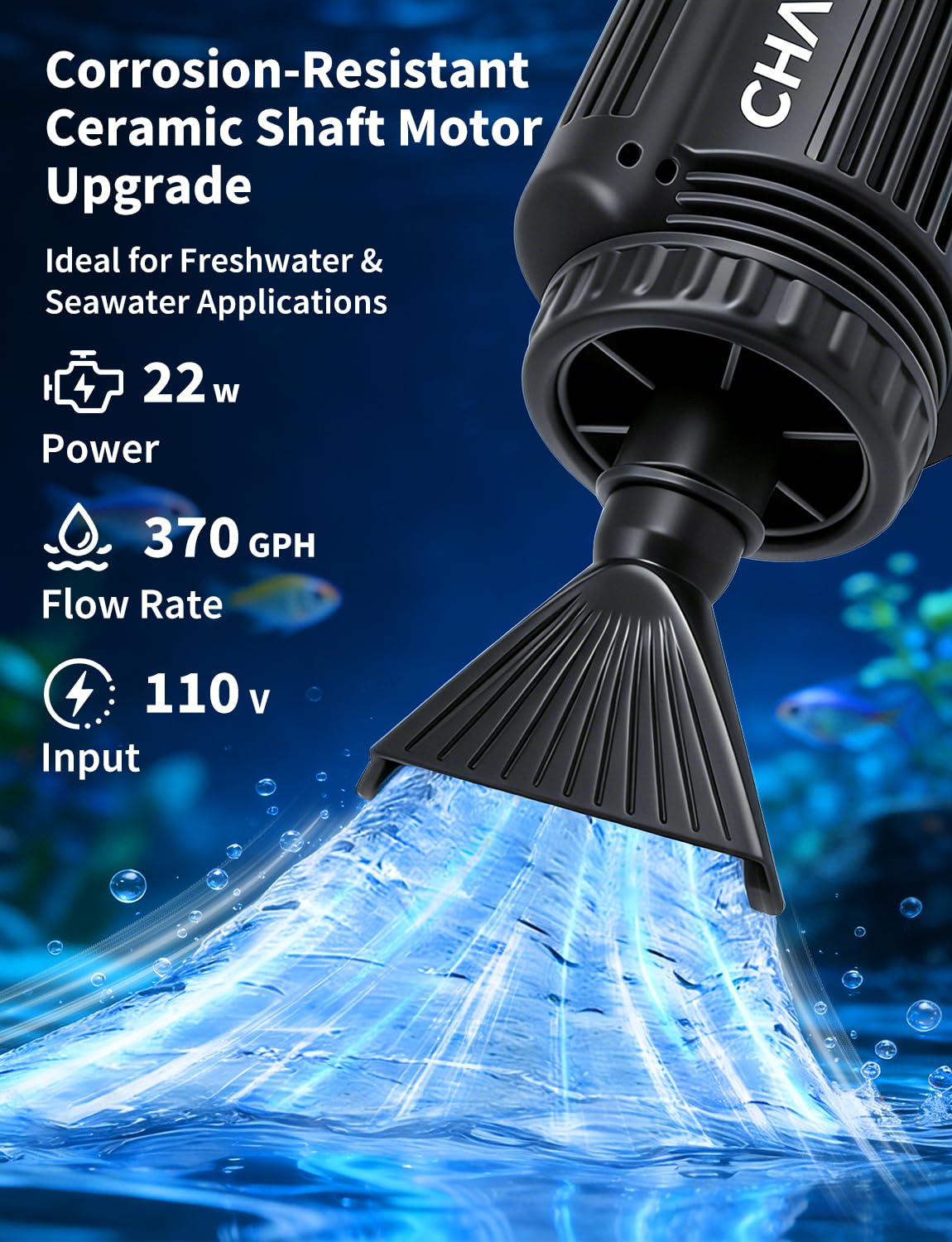 Limpiador eléctrico de grava para acuarios, edición 2025, extraíble, cambiador de agua, limpiador de grava para acuarios, tanques de agua dulce y salada (con vaso de filtro y abrazadera de