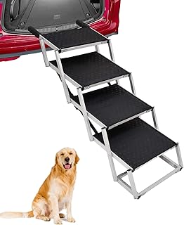 Steps for large dogs to get in car Clearance