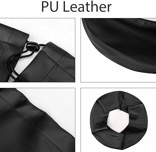 Miniatura 3 de Foruidea Wolf - Cubierta de neumático de repuesto de cuero sintético para ruedas, para remolques, vehículos recreativos, SUV y muchos vehículos, 16