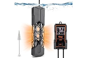Hygger Aquarium Heater, 900W Heater for 110-250 Gallon Fish Tank with External...