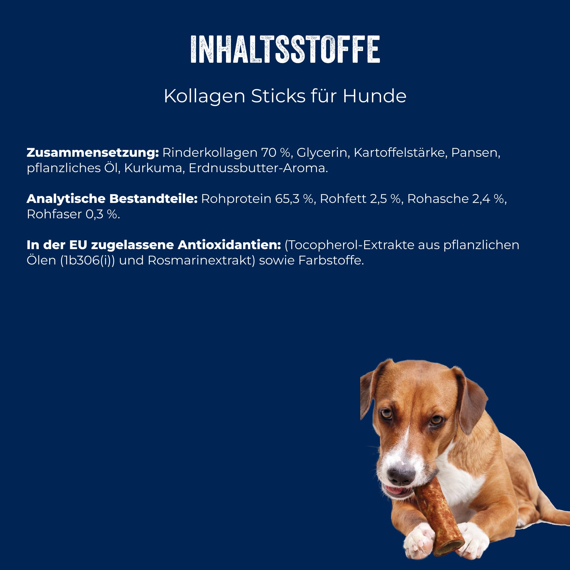 Brit Premium by Nature Lot de 2 Rouleaux de collagène à mâcher pour Chien, collagène de bœuf et Beurre d'arachide
