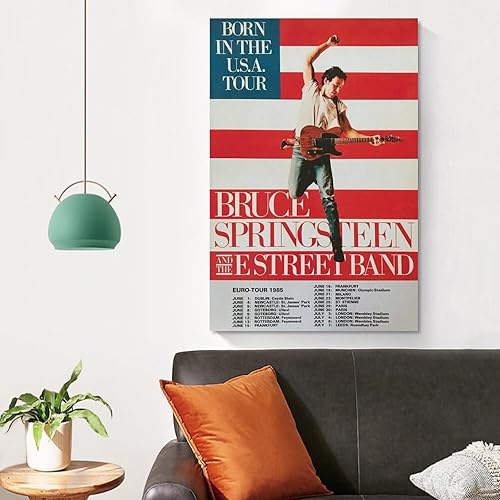 Miniatura 5 de DAXXIN Póster de concierto de Bruce Springsteen And The E-Street Band Alemania, 01, lienzo decorativo para pared, pintura artística para sala de