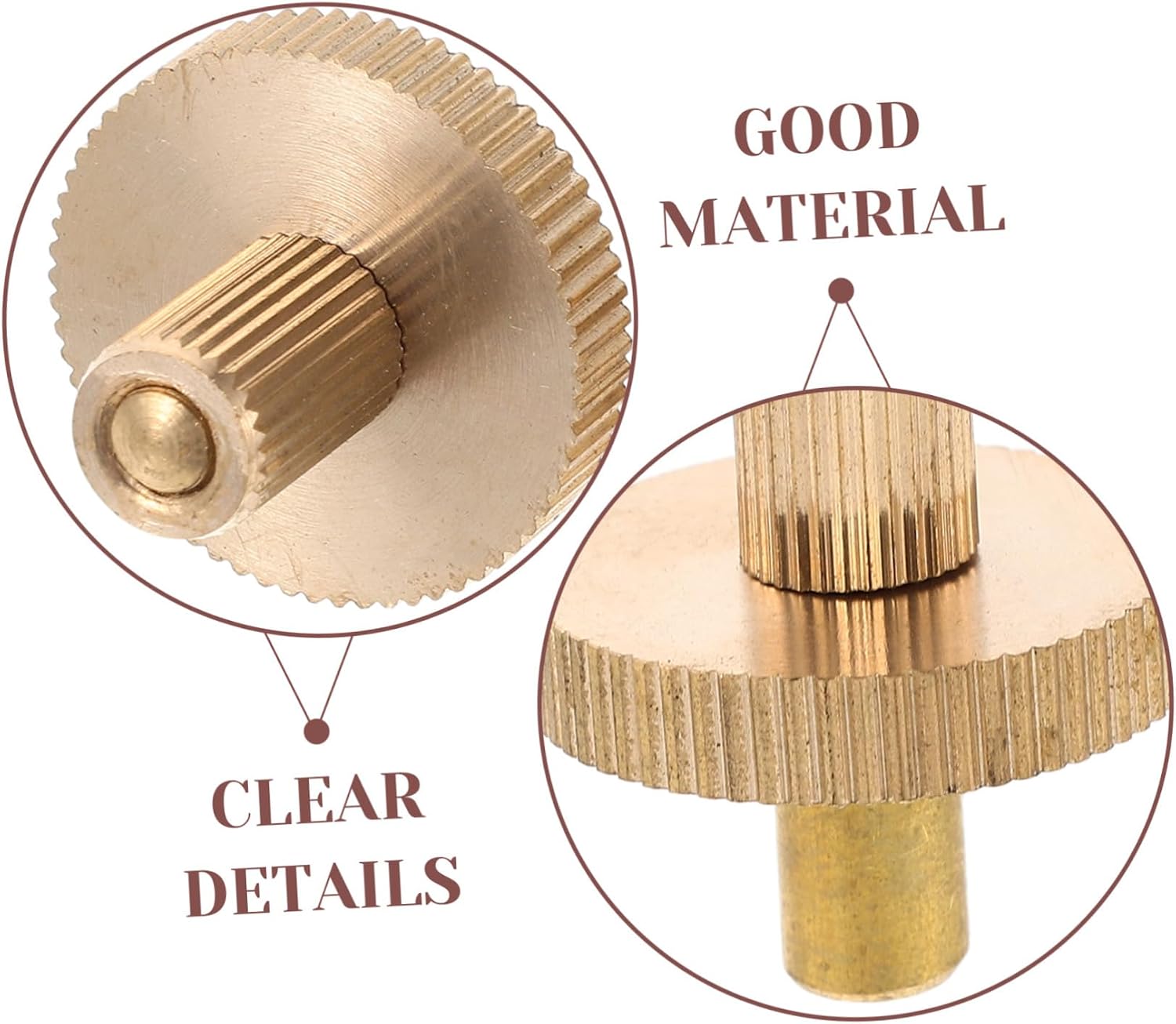 Brass Double Bass Bridge Screws Mini Replacement for Upright Bass Instrument Fittings Smooth Precise Height Adjustment Fit for Musicians and Students