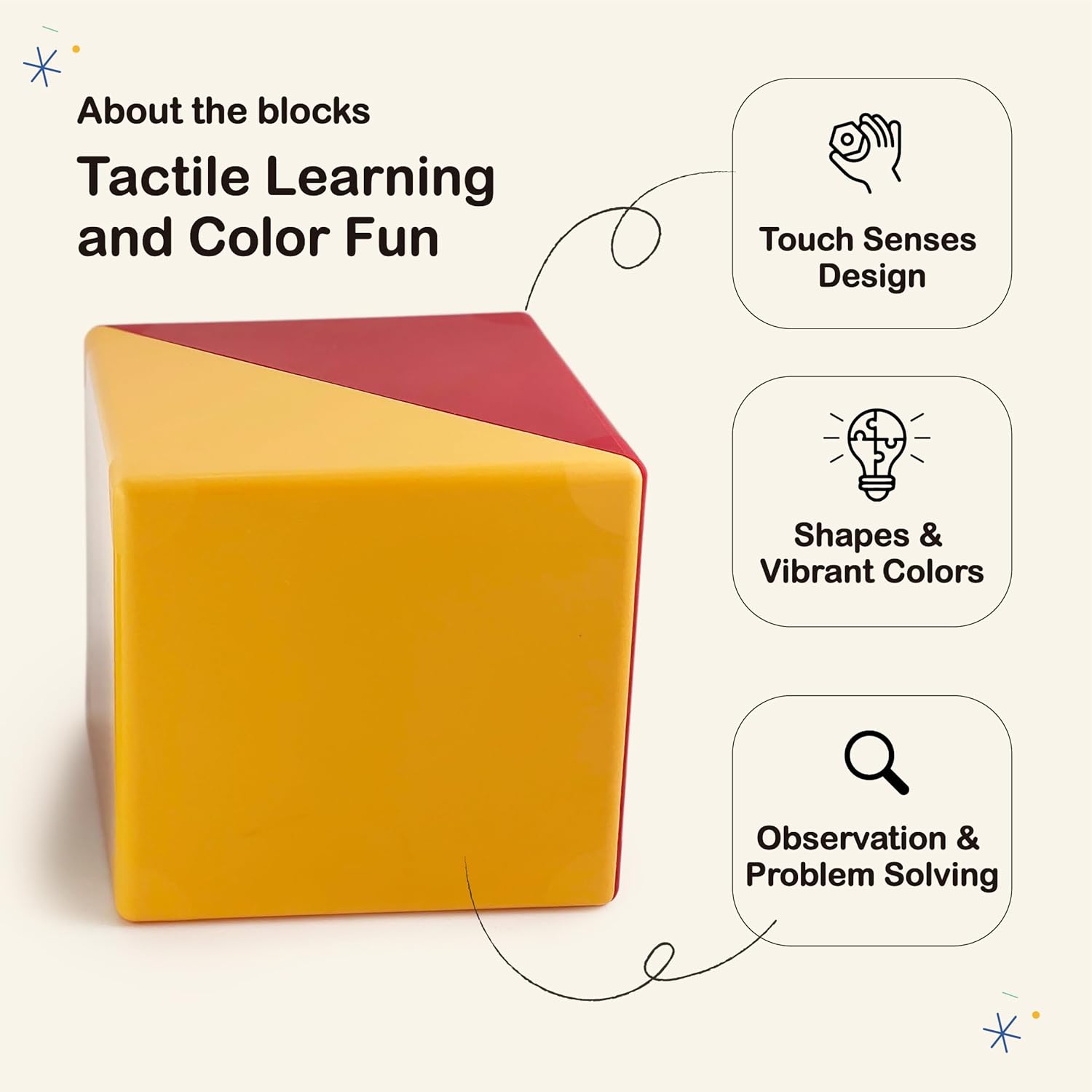 BEST LEARNING My Geo-Blox - Sorting and Building Blocks to Learn Colors and Shapes for Children 3+ Years - Cardboard Book Included - Building Toys for Boys and Girls as Birthday Present