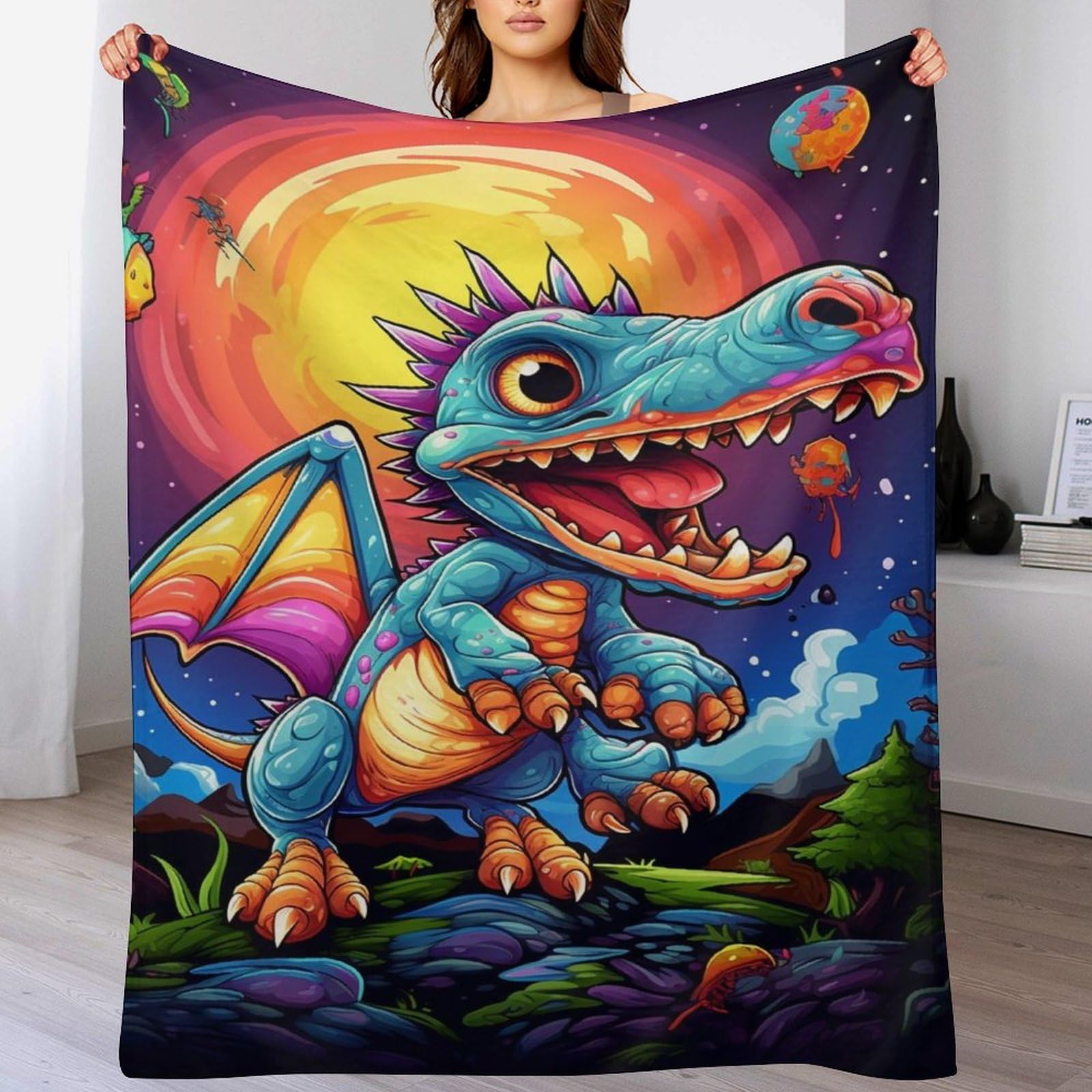 Manta de franela y forro polar para sofá cama grande de 180x200 cm