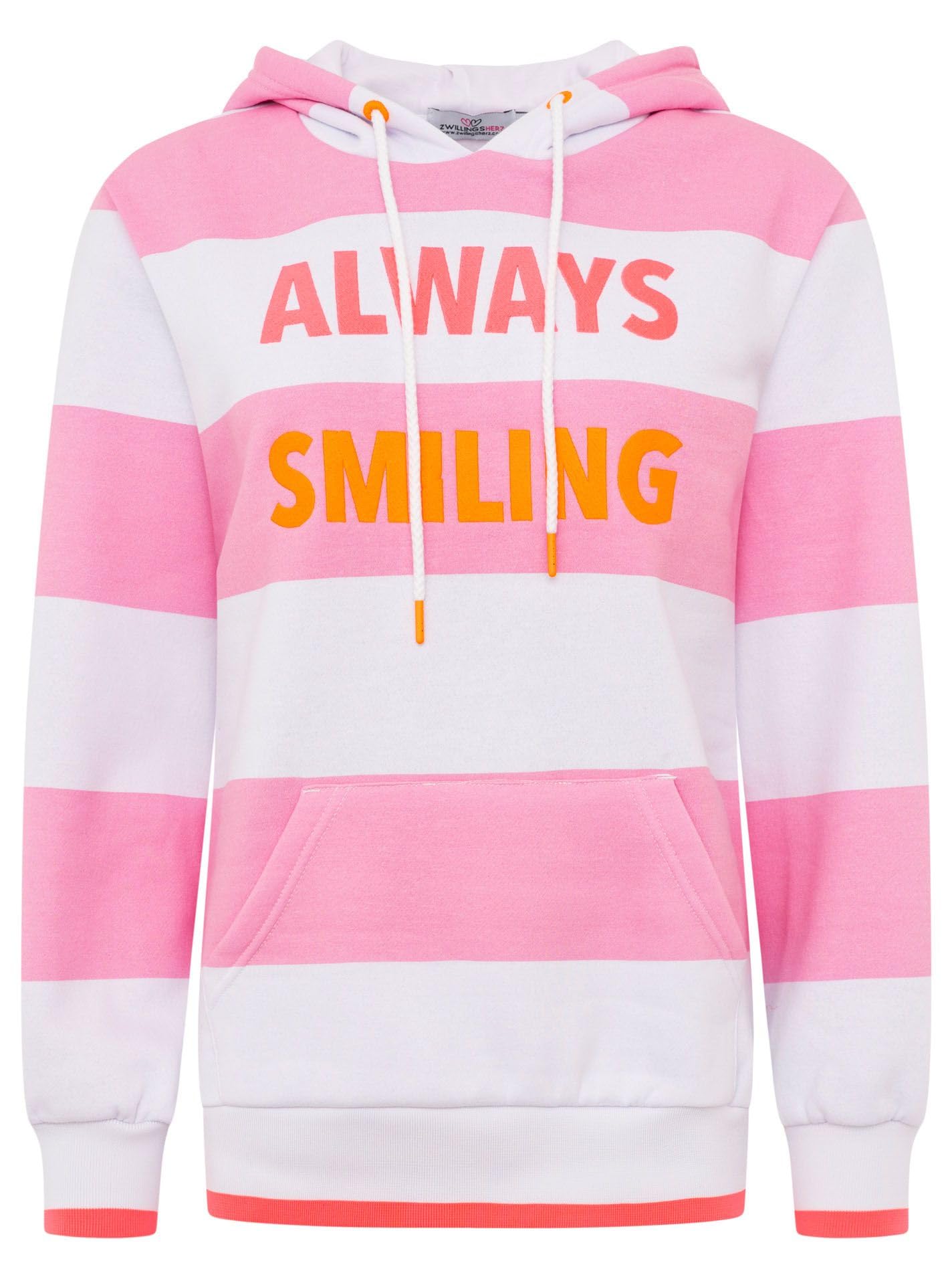 Zwillingsherz Damen Pullover Hoodie Sweatshirt | Kapuzenpullover & Übergangspullover | Aufdruck Frühling Sommer Herbst