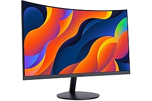 KOORUI 24-Inch Curved Gaming Monitor: Immersive 1080p 60Hz Display
