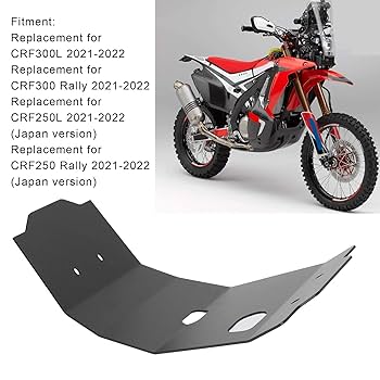 Amazon | エンジンガードスキッドプレート交換用 CRF300L