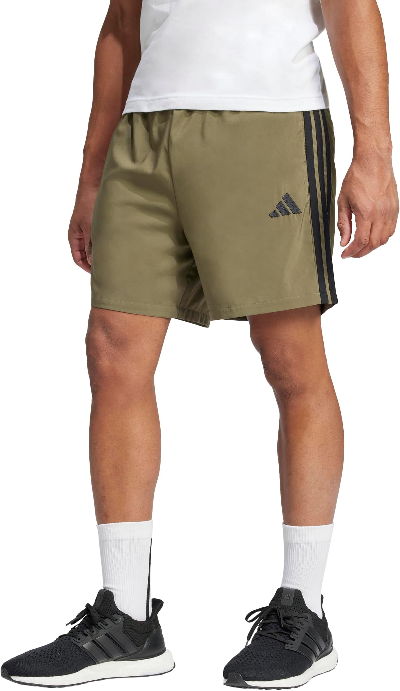 olive adidas shorts