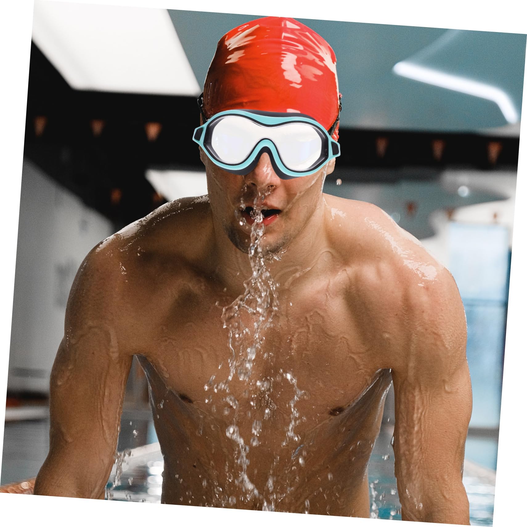 SUPVOX 3 Pz occhialini da nuoto impermeabili occhialini da nuoto antiappannamento i per adulti regolabile i sportivi i da immersione i da uomini e donne