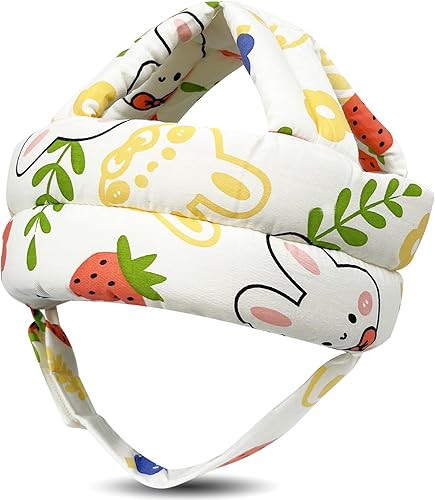 Protector de cabeza de bebé para gatear caminando, casco de bebé ajustable sin golpes y cojín suave, gorra de seguridad infantil para niños que