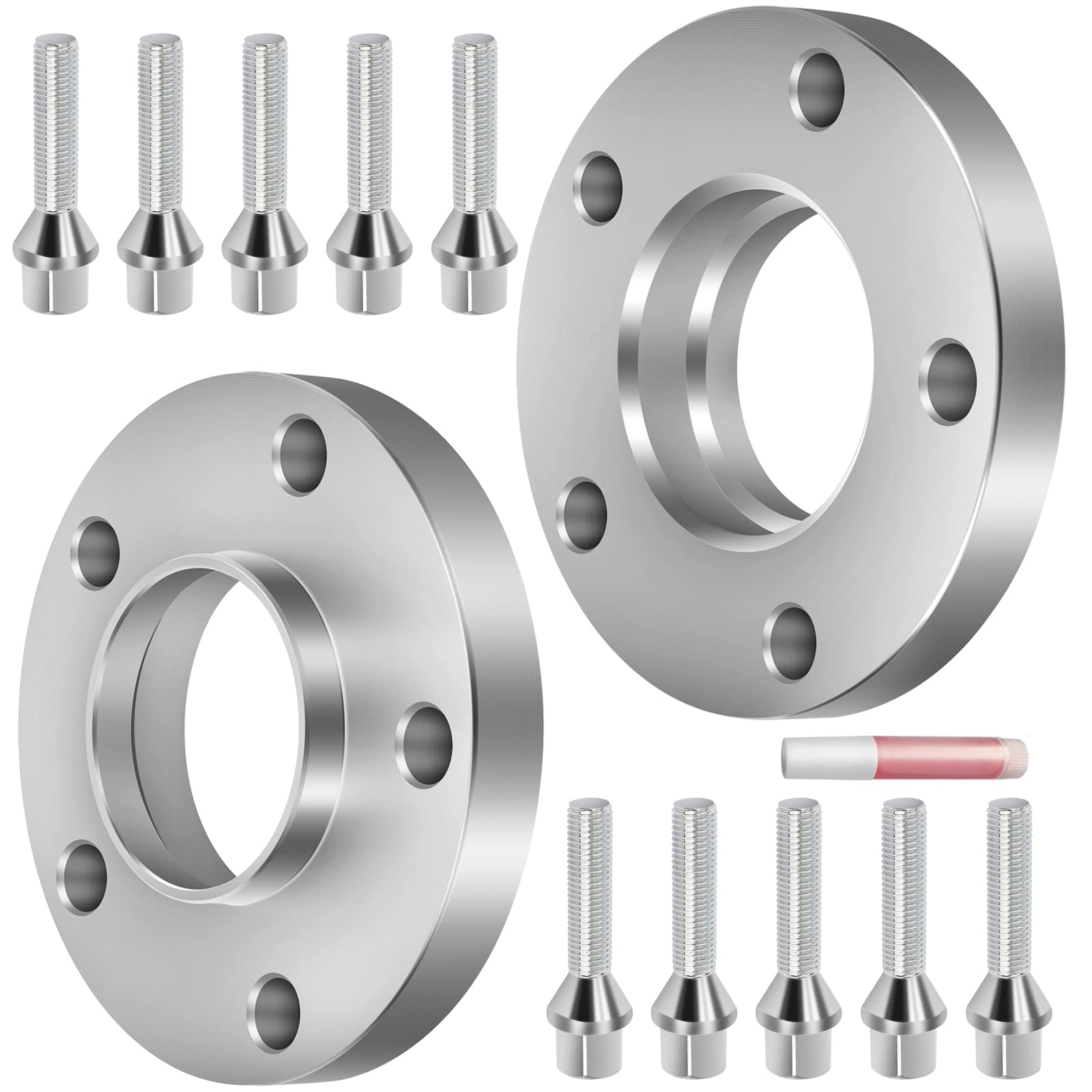 SCITOO 2X 5 Lug Wheel Spacers Hubcentric 20mm 5x120mm to 5x120mm 12x1.5 72.56mm fits for 325ci 325i 325xi 328ci 328i 330i 330xi 325i 325xi 328i