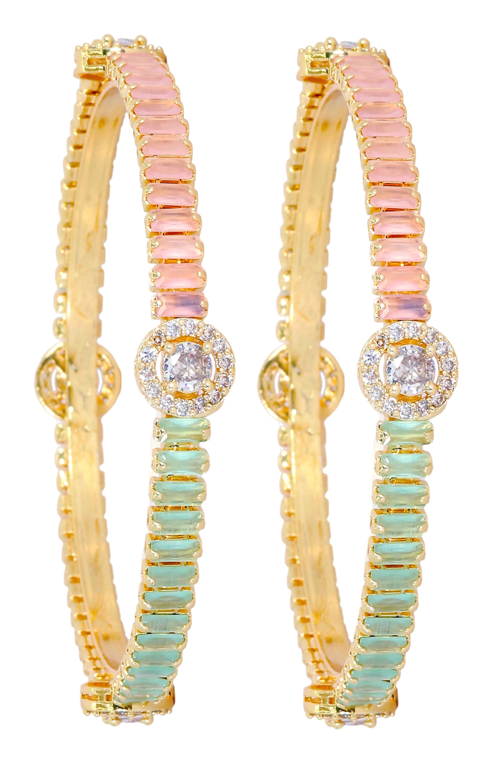 See full amazon price history chart for LAVAZZA CZ American Diamond Gold Plated Metal Bangles Set For Women & Girls | AD Kada For Women | AD Chudi | AD Stone Bangles | Bangle Metal Kada | American Stone Bangles Kada-(LV_RKM5-MintPink-2.6) LAVAZZA CZ American Diamond Gold Plated Metal Bangles Set For Women & Girls | AD Kada For Women | AD Chudi | AD Stone Bangles | Bangle Metal Kada | American Stone Bangles Kada-(LV_RKM5-MintPink-2.6) (B0D4QYCBR4) Amazon Price History, Amazon Price Tracker