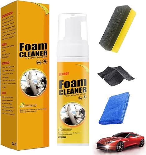 Spray de restauración de automóviles, limpiador de espuma multiusos, spray de limpieza de automóviles, nuevo limpiador de espuma mágica 2023 para