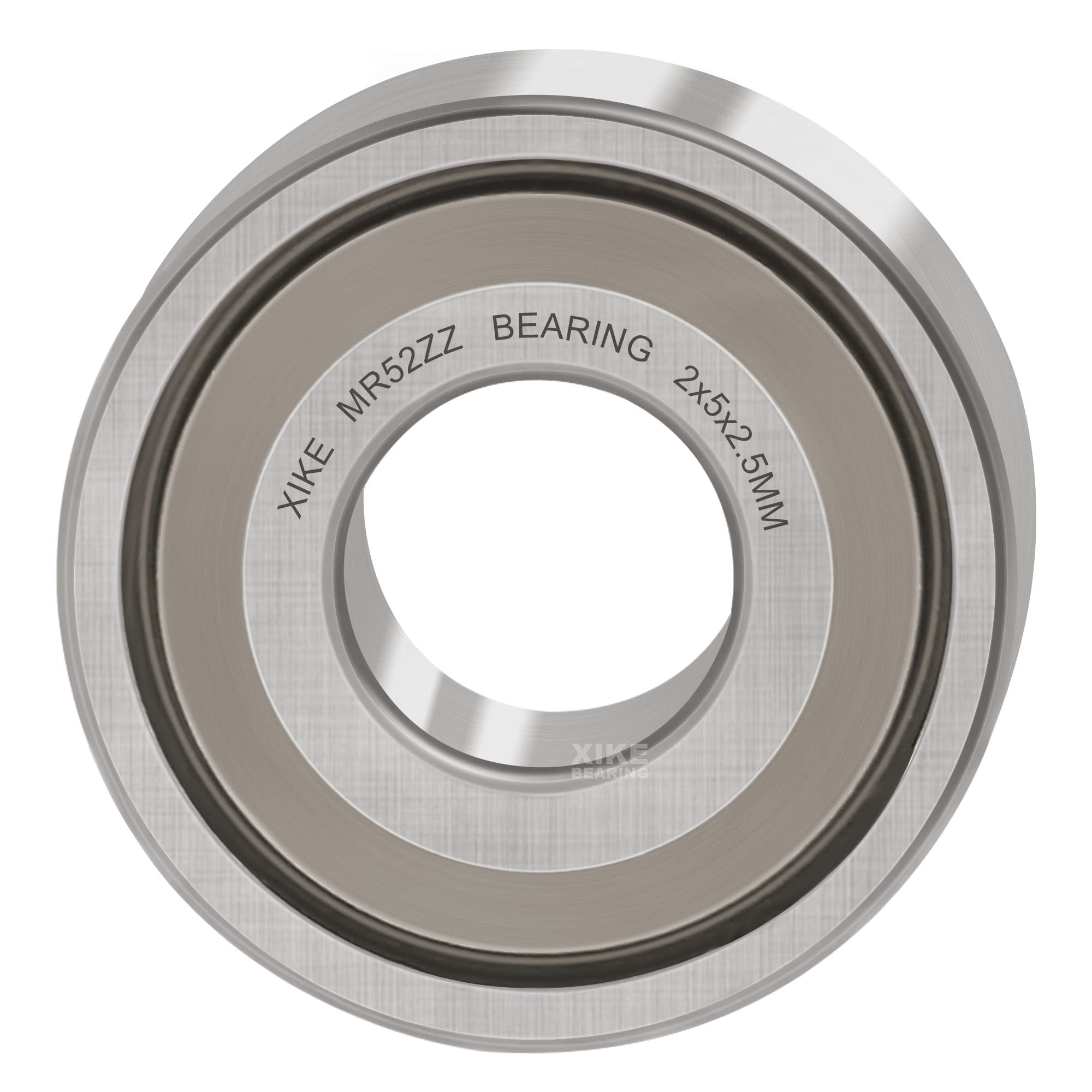 ミぃ XIKE 10 Pcs MR52ZZ Bearings 2x5x2.5mm, Double Shield Seals Metal