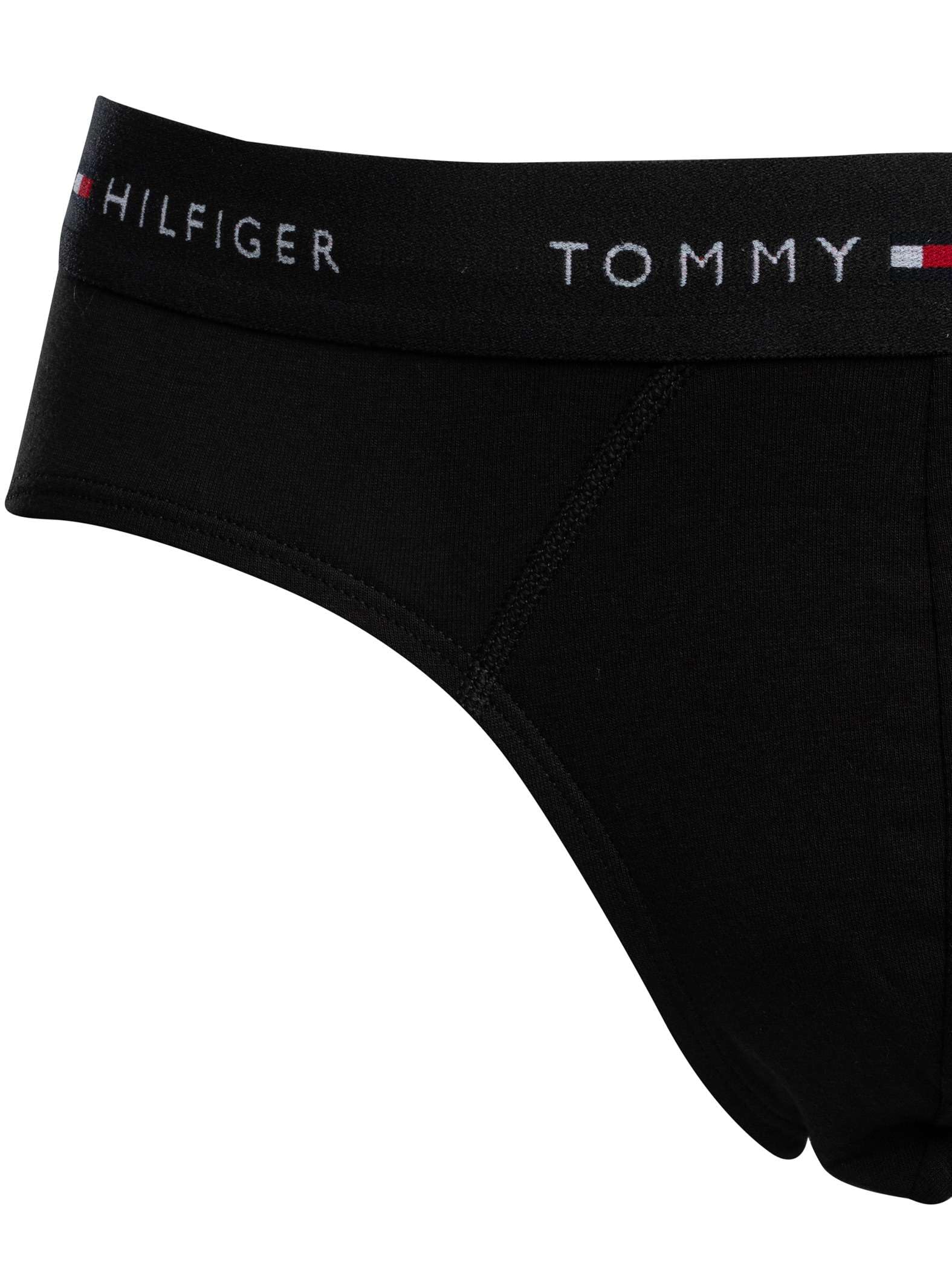 TOMMY HILFIGER Męskie 3P BRIEF DTM UM0UM03471, Czerwone, M, Czerwony (Blk/Blk/Blk), M