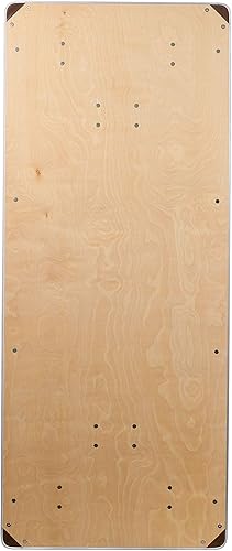 Miniatura 9 de Flash Furniture Fielder Mesa rectangular de madera de abedul plegable para eventos de 8 pies, mesa de banquetes portátil plegable con parte superior