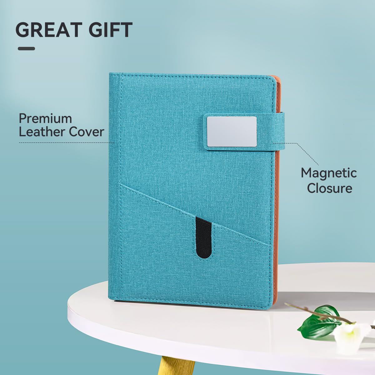 Lightwish Quaderno per schizzi ad acquerello, 100% cotone privo di acidi, 300 g/m², carta per acquerello pressa a caldo per artisti, adulti, studenti, 20 fogli, 23,25 x 16,3 cm (blu panno)