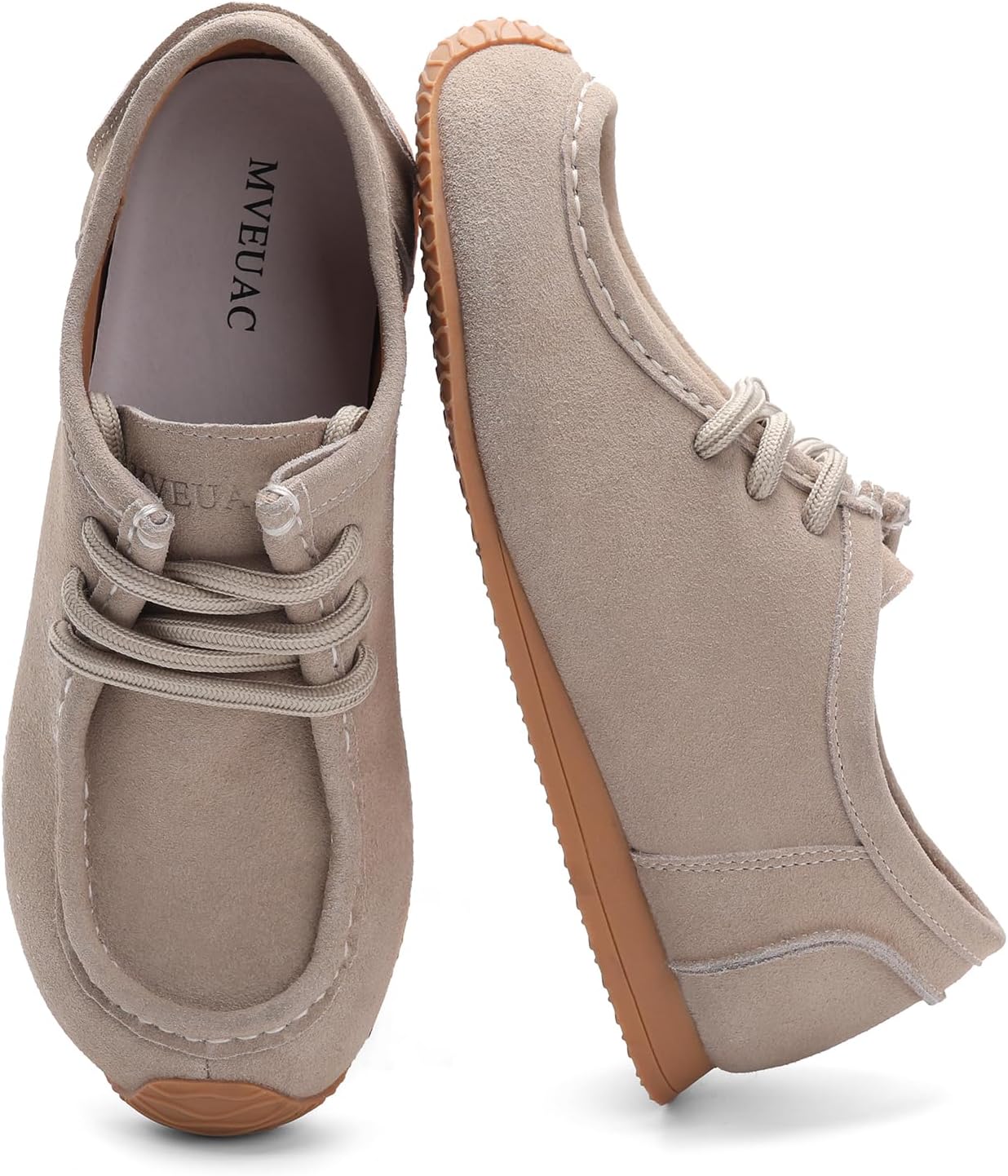 Women's Penny Loafers Slip-On Shoes, Comfortable Suede Flat Driving Moccasins for Business Casual, Work Office, Everyday Walking - Image 7