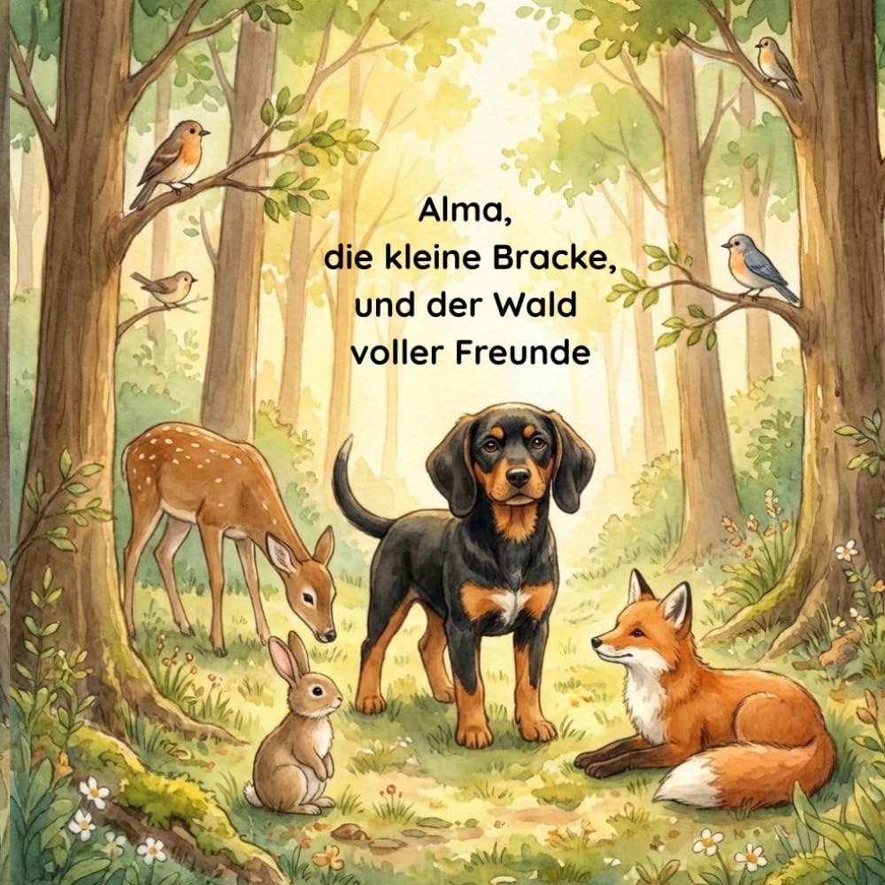 Alma die kleine Bracke und der Wald voller Freunde