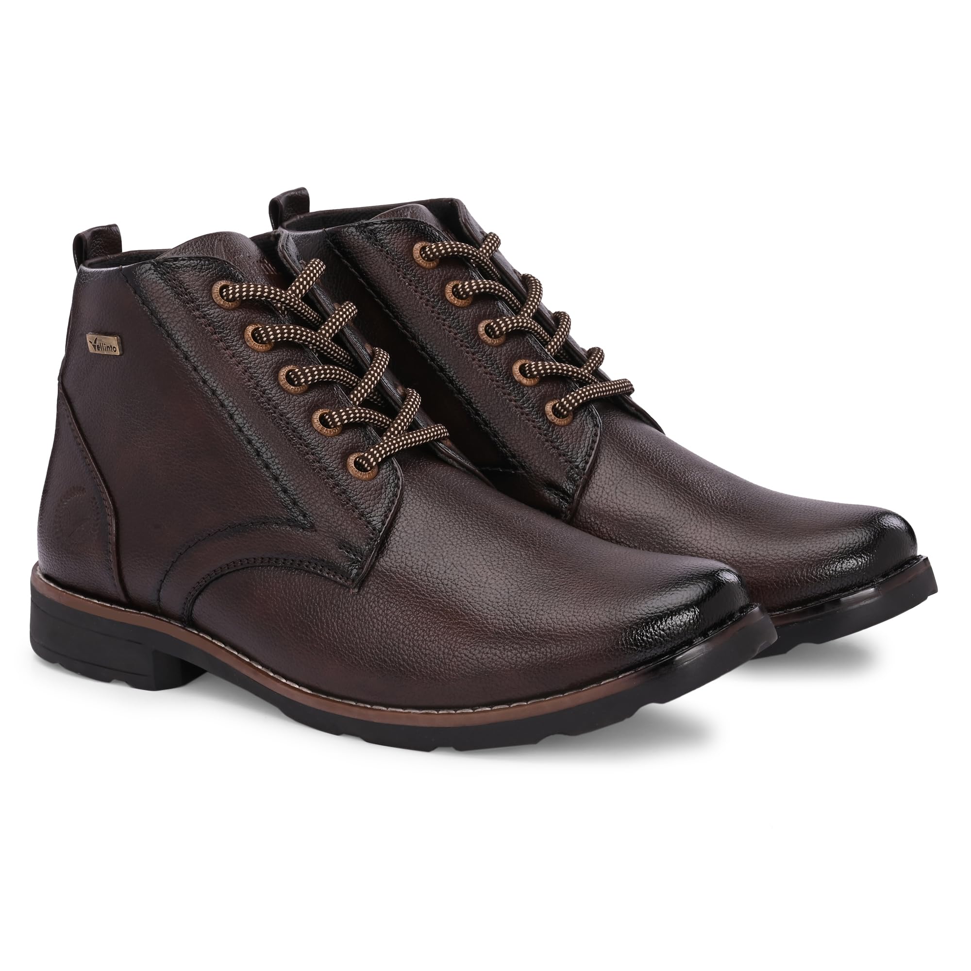 vellinto PANTHER Men's Casual Outdoor Synthetic Leather Boots Boots For Men-picture-19