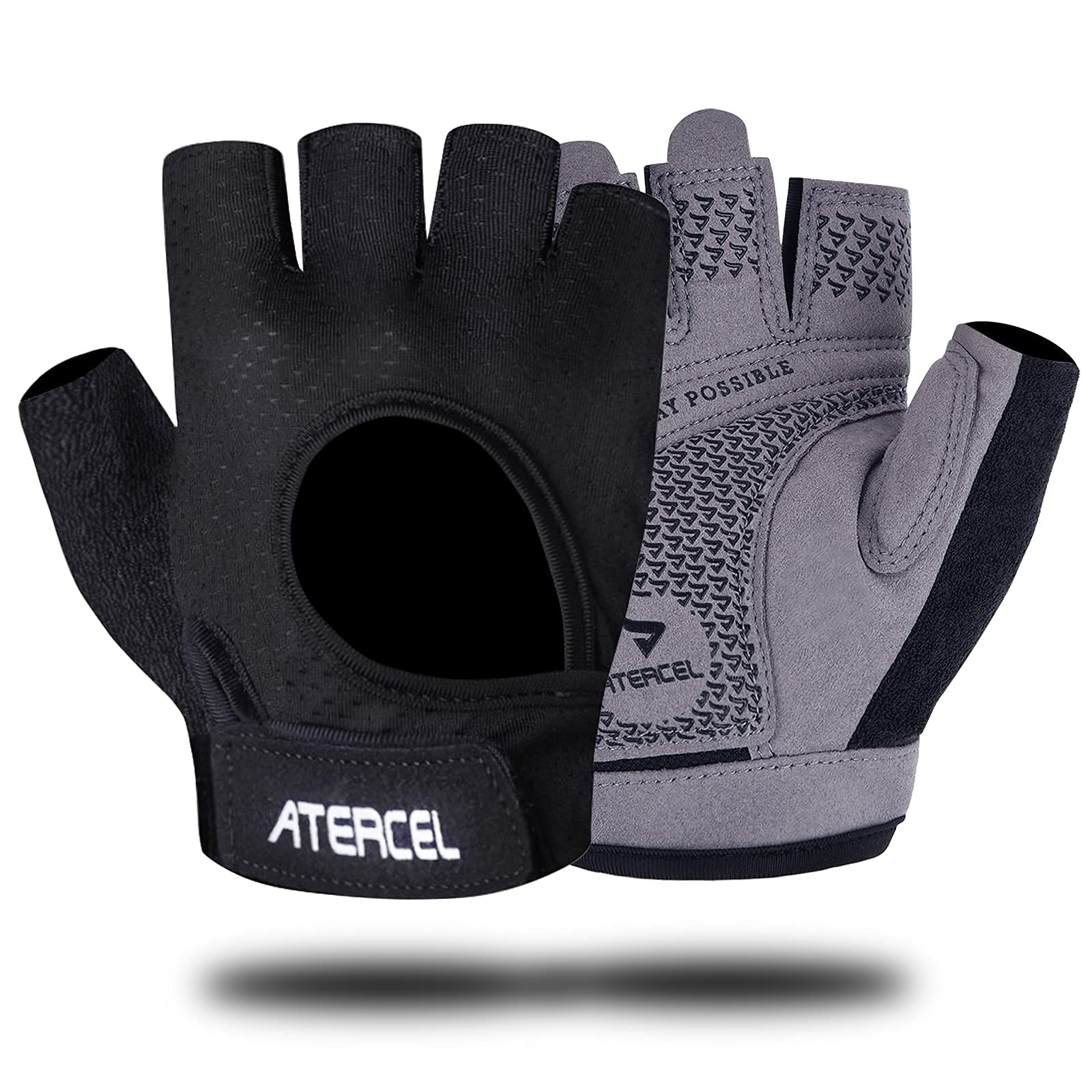 ATERCEL Fitness Handschuhe für Radfahren, Training, Fitness, Atmungsaktive Fahrradhandschuhe Herren und Damen