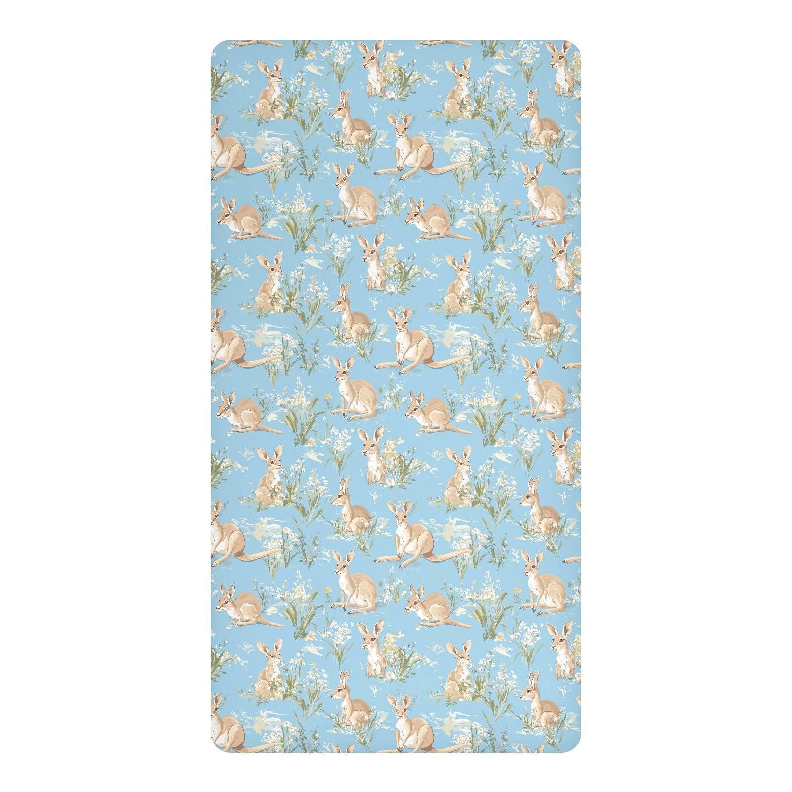 Drap-housse imperméable lit enfant garçon bleu 132x71 cm