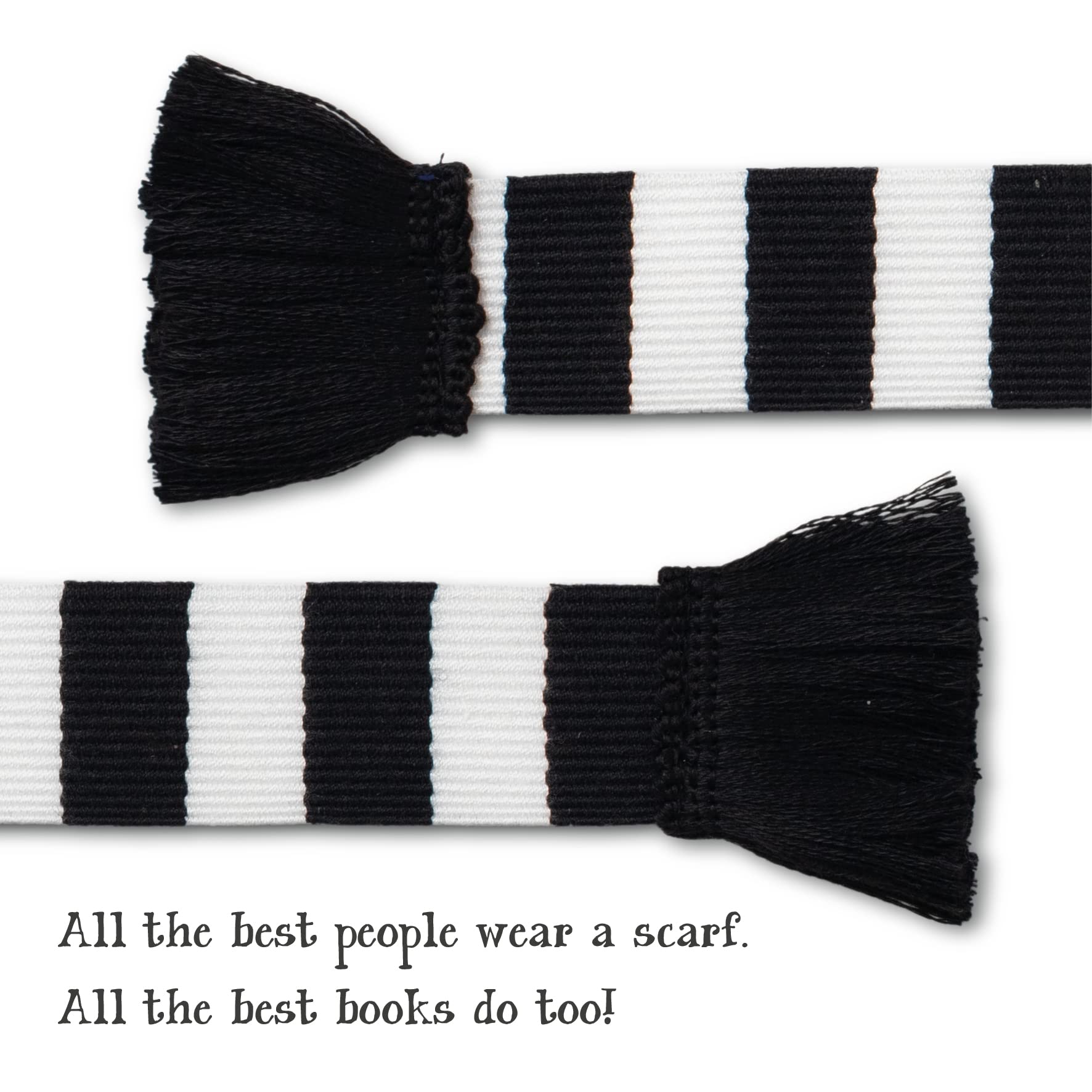 IF Book Scarf Bookmark - Black & White - Image 2