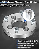 Vista 6 de ECCPP 4 adaptadores de espaciadores de rueda de 4 lengüetas de 1 pulgada, conversión de 4x110 a 4x137 10x1.25 2.913 in para 2007-2016 para Rancher