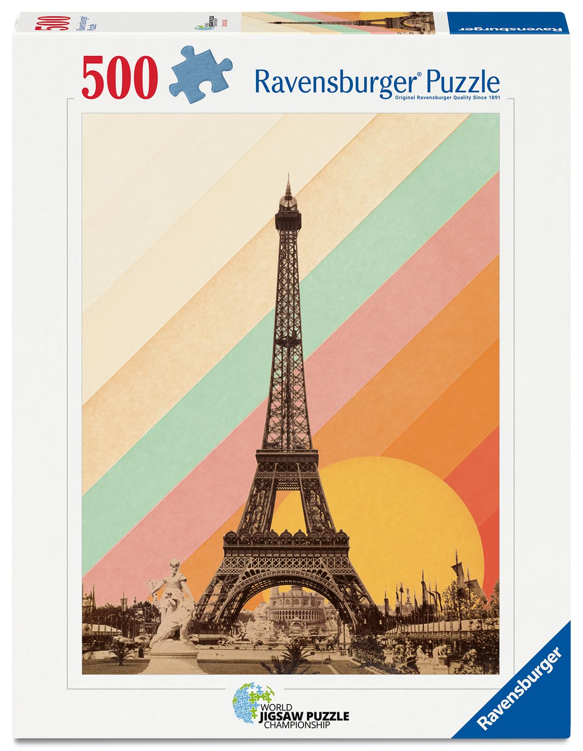 Ravensburger - Puzzle 500 pièces - Paris Arc-en-Ciel