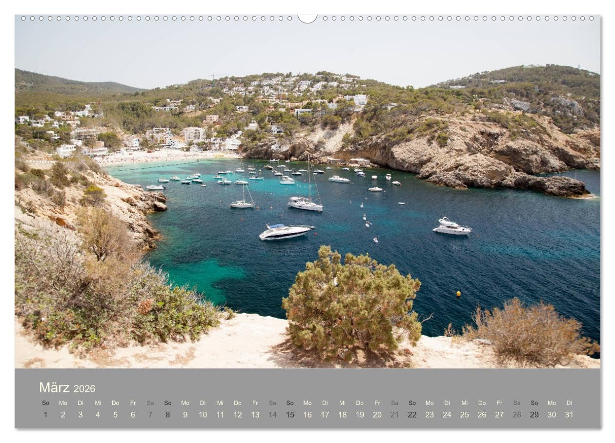 Ibiza - Spanien (hochwertiger Premium Wandkalender 2026 DIN A2 quer), Kunstdruck in Hochglanz: Nicht nur eine Partyinsel! (CALVENDO Orte)