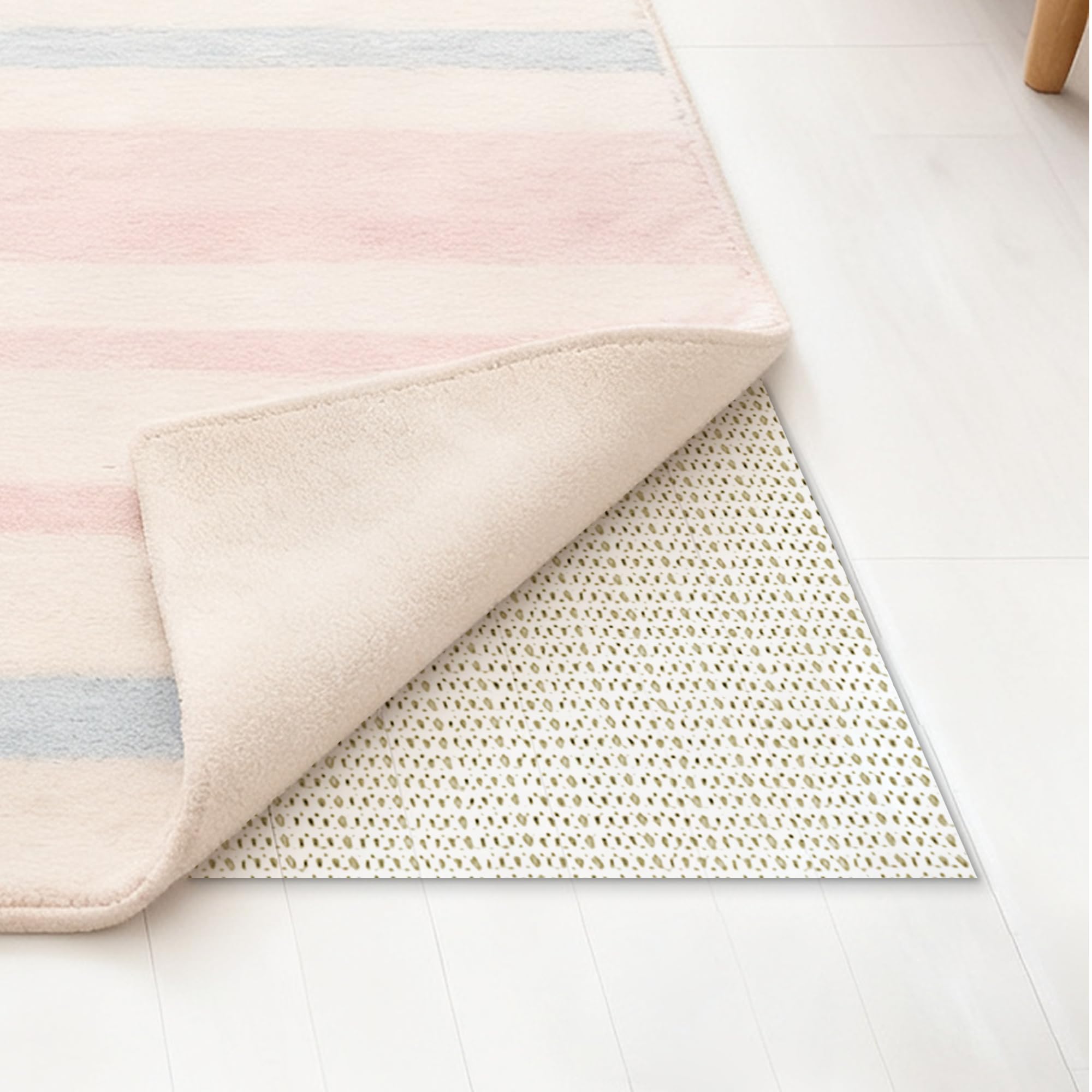 Anti Rutsch Matte 160 x 230 cm rutschfest Und Dünn Anti Slip Mat Zuschneidbar für Schubladen Regale Tablett Auto, cremefarben