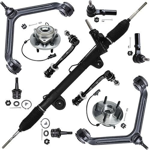 Miniatura 227 de Detroit Axle - Kit de cubos de rodamiento de rueda delantera de 6 piezas para Dodge Dart 2013-2016, Chrysler 200 2015-2017, 2 cojinetes de rueda