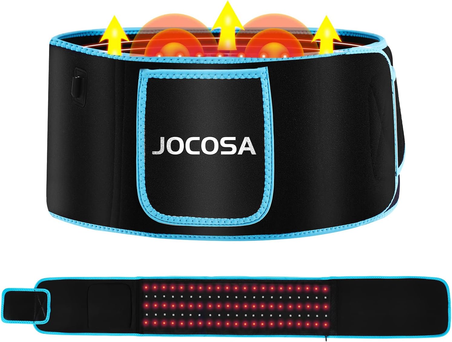 Red Light Therapy for Body Back Pain Relief - Lipo Belt,Red Light Therapy Device for Body Pain Waist, Therapy Red Light for Inflammation Relief, Red Light Therapy Belt with Timer
