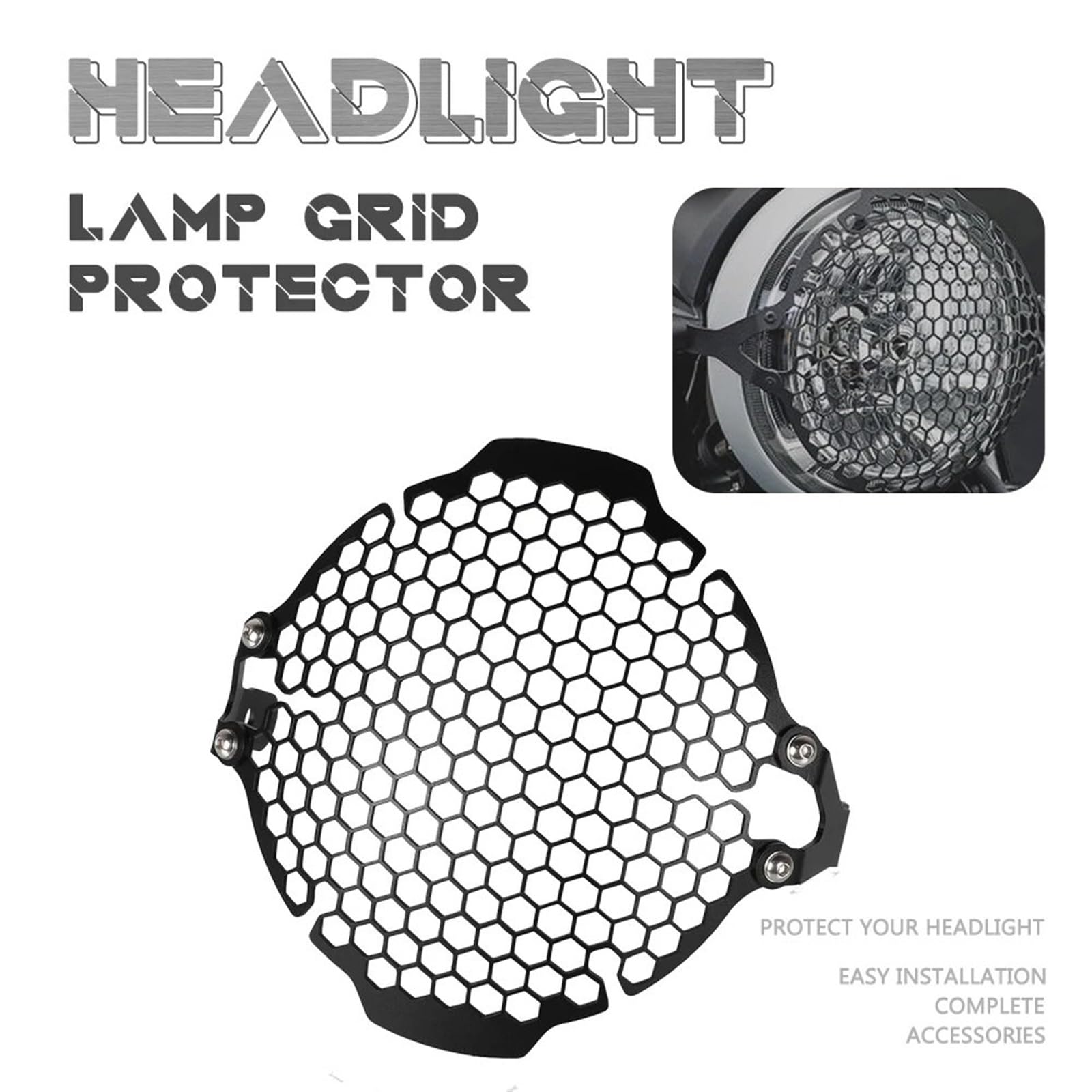 Amazon | オートバイヘッドライトガード ドゥカティ 用 スクランブラー