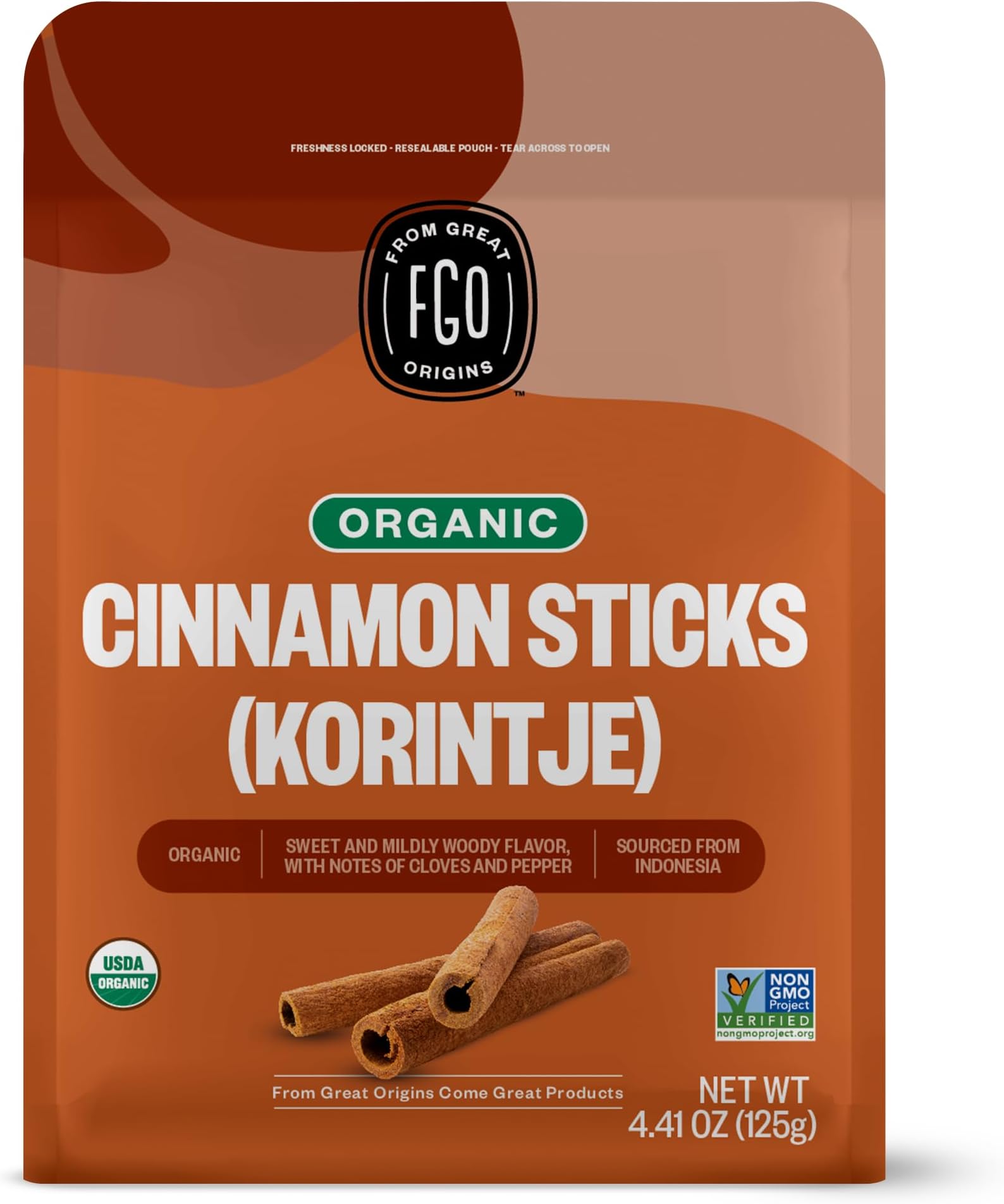 Frontier Organic Cinnamon Sticks, 2.75 Inch, 1 Pound