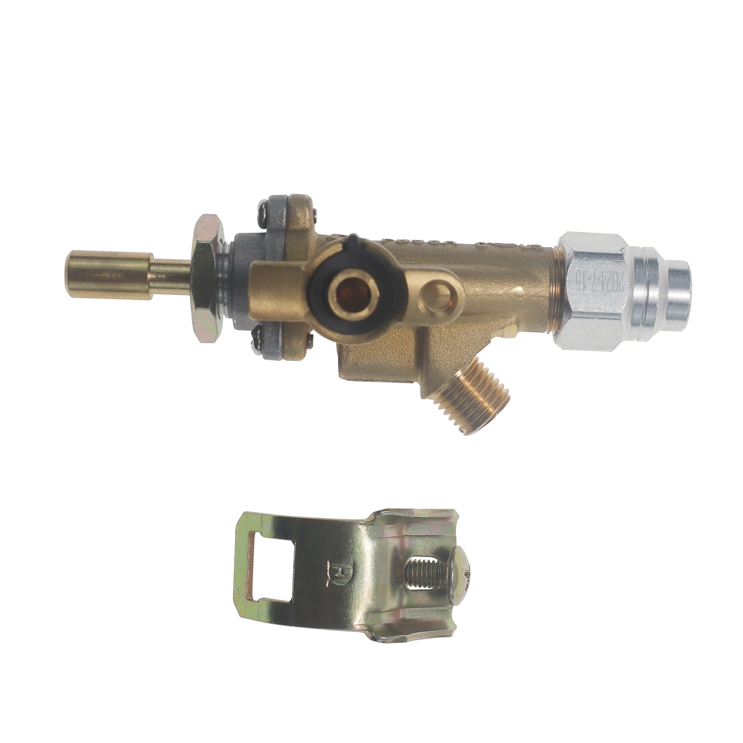 METER STAR Válvulas de seguridad de latón para barbacoa con imán Orkli Salida de gas con rosca 7/16"-20UNF